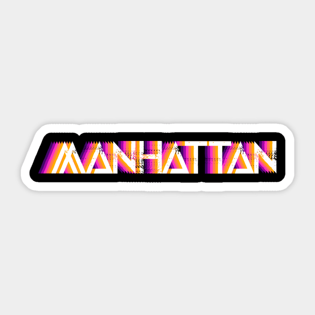 manhattan Sticker by Birdkids